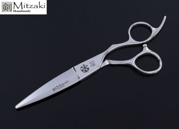 Mitzaki Niioky600steel (6.0 Zoll) , geschmiedete Schwertklinge, perfekte Scliceschere, robuste Scherenblätter aus 440C Japan-Stahl, für alle Schnitttechnikeken bestens geeignet, incl. Zubehör